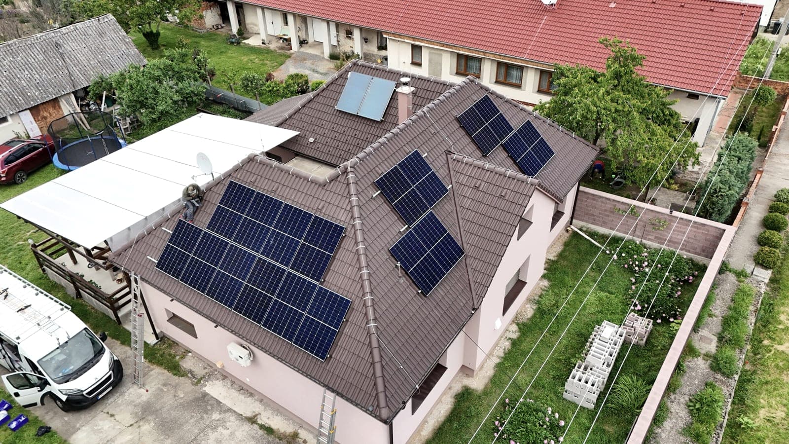Referencia Podlužany — fotovoltika na rodinnom dome